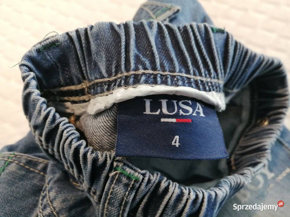 Spodnie dżinsowe niebieskie 4 98 LUSA Odzież Czeladź