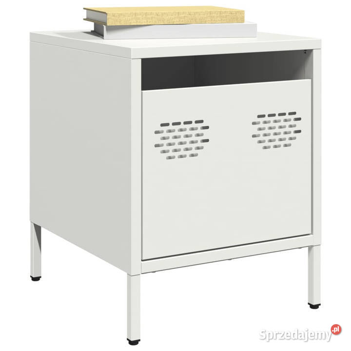 Szafka nocna biała 35x39x435 stal WM851254 Warszawa