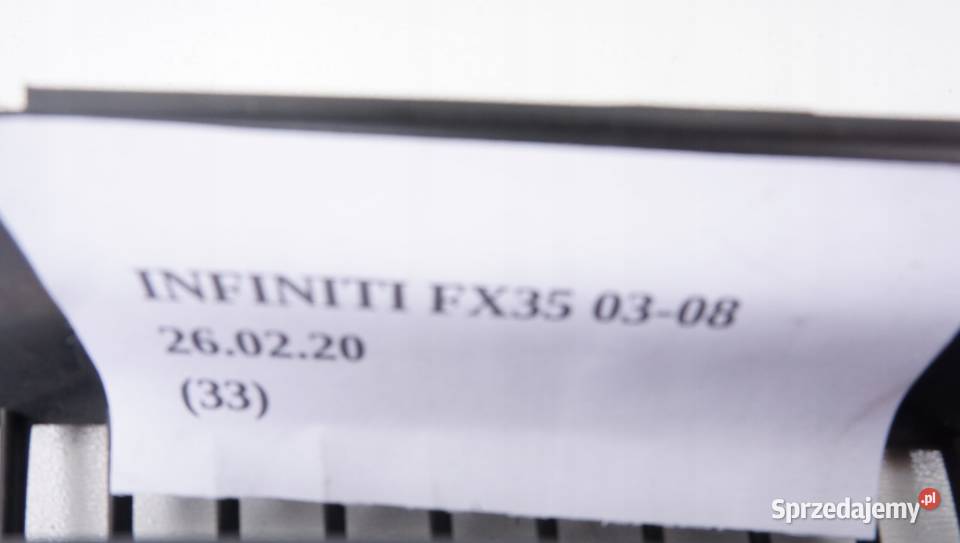 KRATKA NAWIEWU PODSZYBIA PL INFINITI FX35 FX45 Nowy Tomyśl