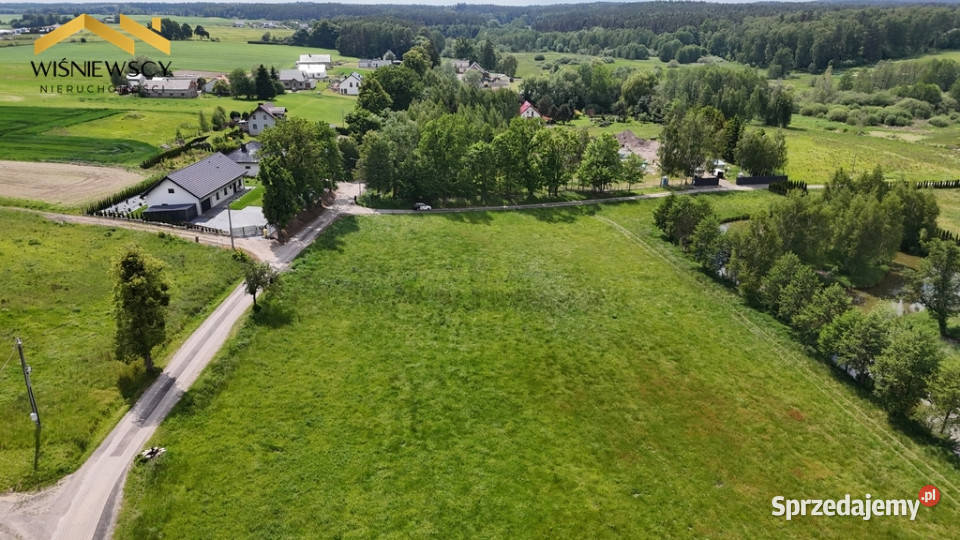 Działka budowlana 1224 m2 Zajezierze wydane WZ sprzedam