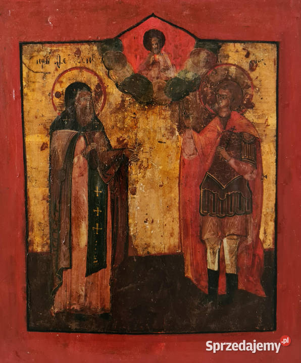 Ikona Święci Teodozjusz i Dymitr 0162 Warszawa sprzedam