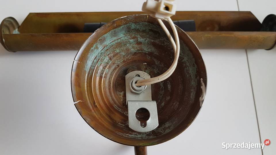 Zestaw lampa kinkiet do obrazów x2 Ramko mosiądz Dąbrowa Górnicza