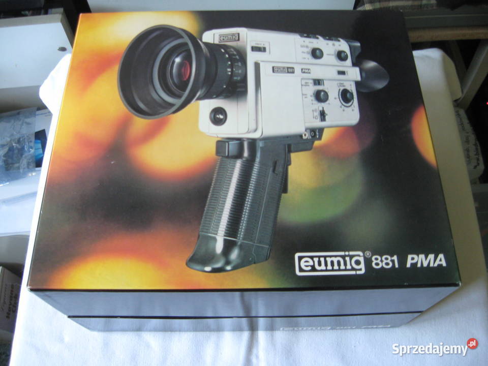 Zabytkowa kamera eumig 881 PMA, vintage RAR, NOWA!!!