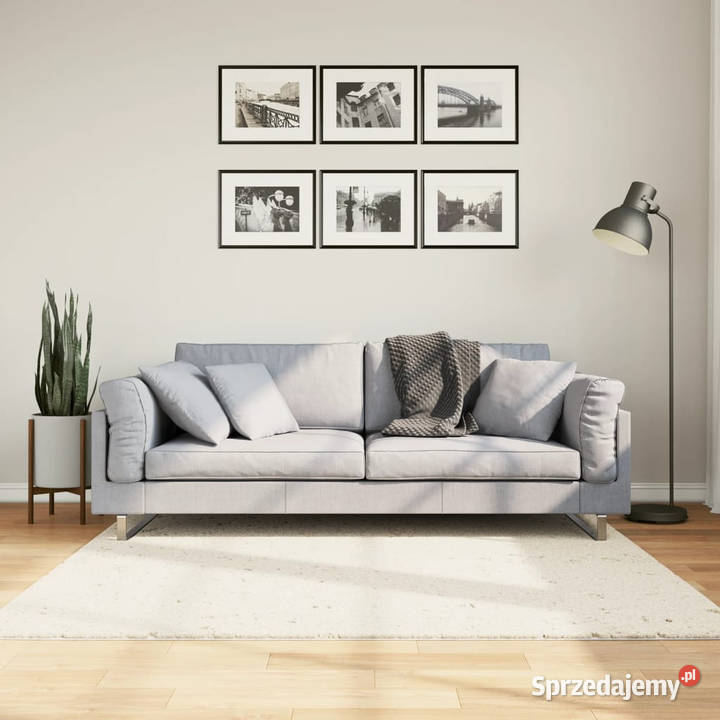 Dywan z długim włosiem PAMPLONA kremowy 160x160