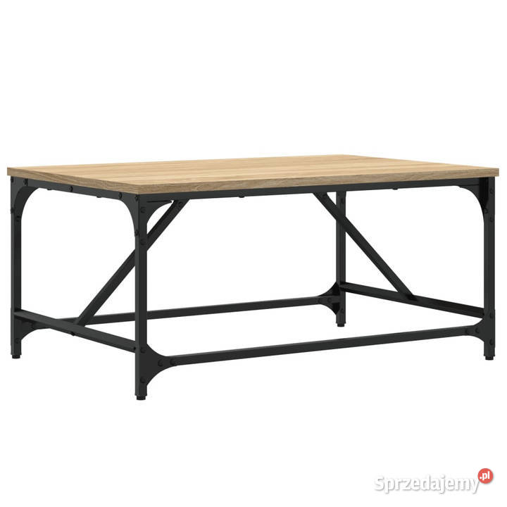 Stolik kawowy dąb sonoma 75x50x35 materiał Warszawa