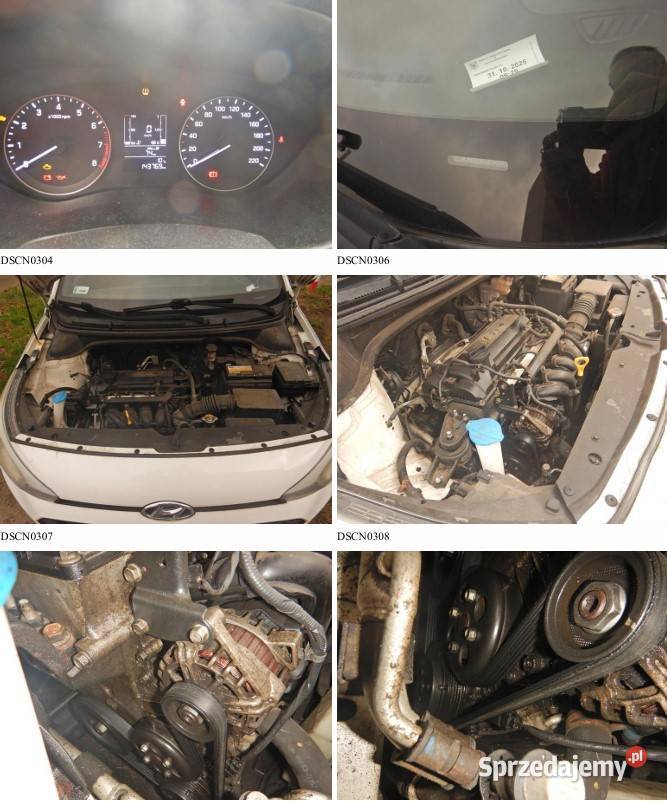 HYUNDAI i20 12 MR15 E6 produkcji 2017 Gorzów Wielkopolski sprzedam