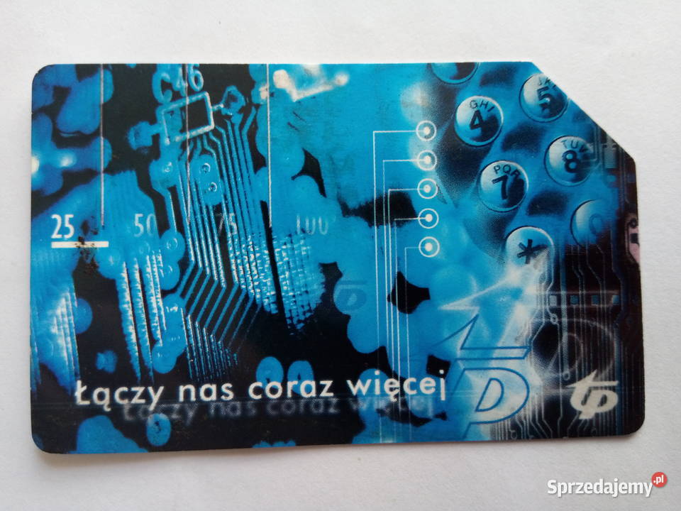 Karta telefoniczna Łączy nas coraz więcej 25 sprzedam