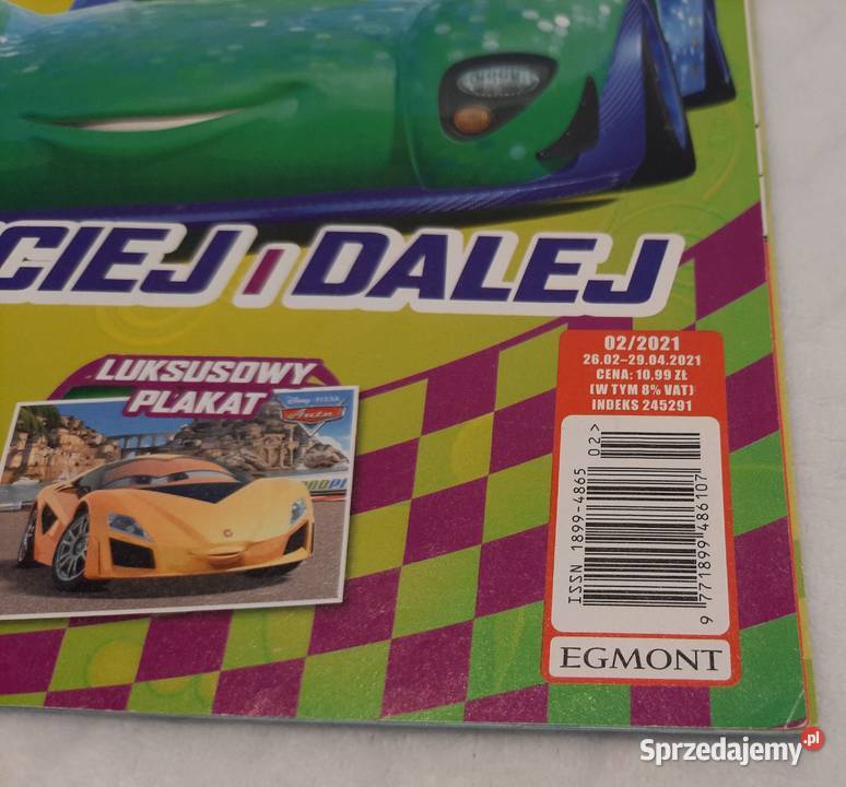 Disney Pixar Auta 022021 Egmont Książeczki Książki dla dzieci Czeladź sprzedam