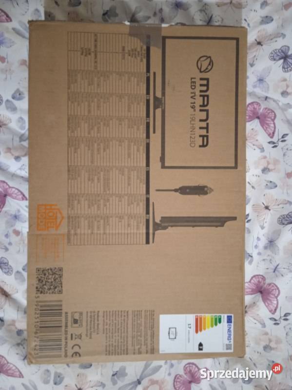 Telewizor Manta 19 " DVB-T 2 Nowy nie używany