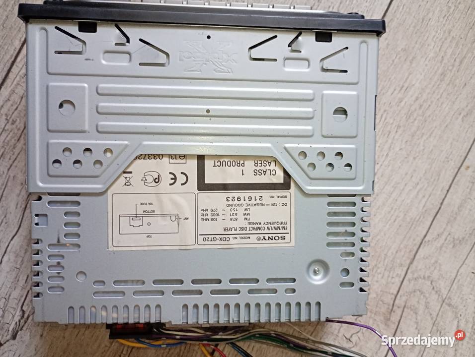 Radio samochodowe Sony CDXGT20 Sony lubelskie Łukowa