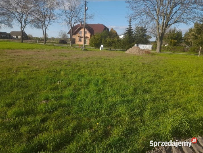 Gwarancja budowy bonus Działka budowlana prąd Sprzedaż Jeżew