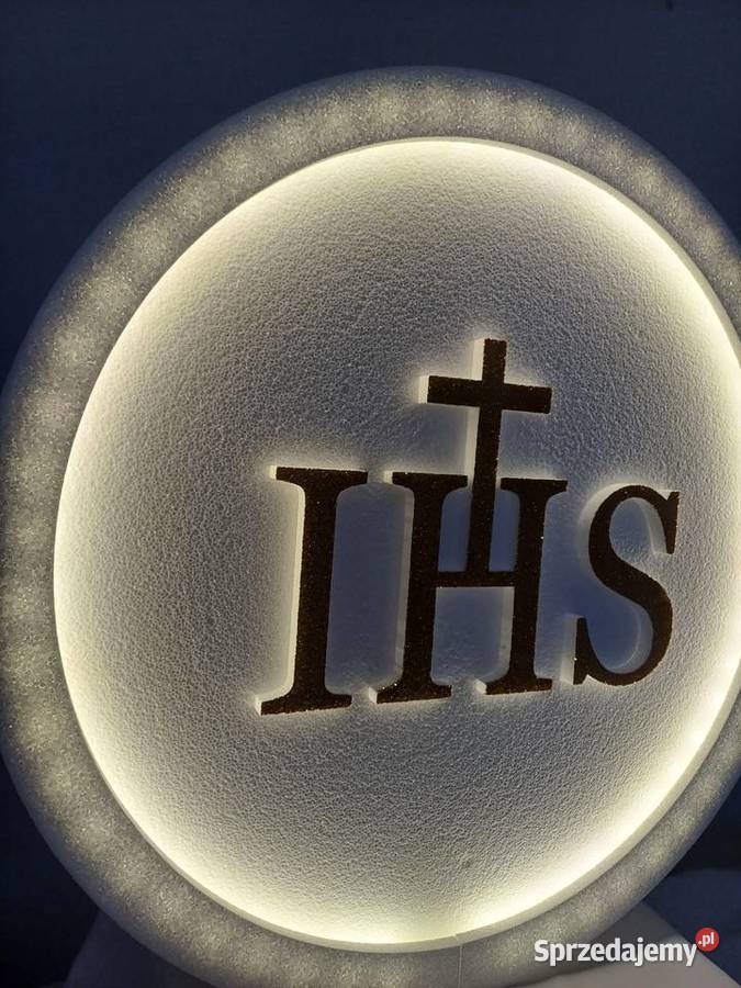 Hostia z podświetleniem led NOWOŚĆ dekoracja Dobrzyca