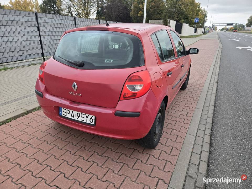 Renault Clio 2007 LPG Klimatyzscja Isofix gniazdo AUX Kalisz