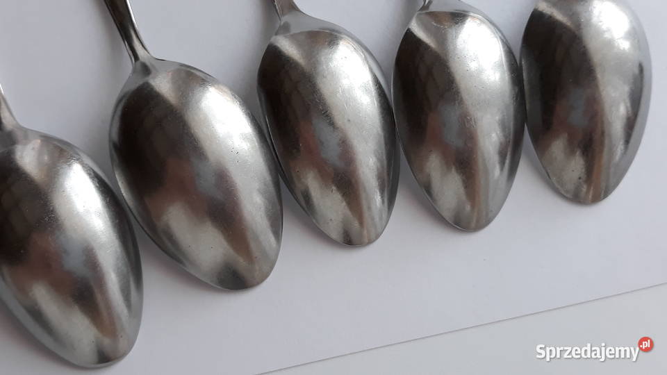 Łyżeczki do herbaty 1 KŁOS Gerlach sztućce PRL Sztućce Dąbrowa Górnicza sprzedam