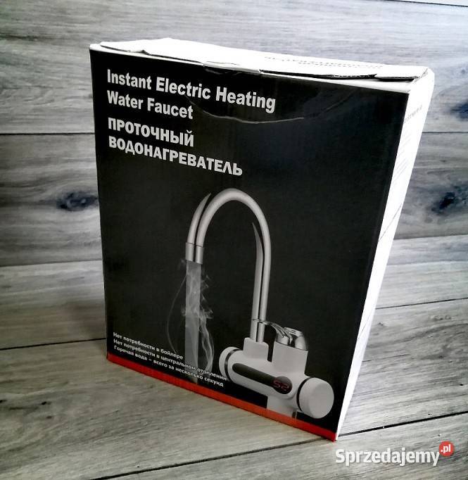 ELEKTRYCZNY PRZEPŁYWOWY PODGRZEWACZ WODY 3kW LED Akcesoria łazienkowe Wrocław sprzedam