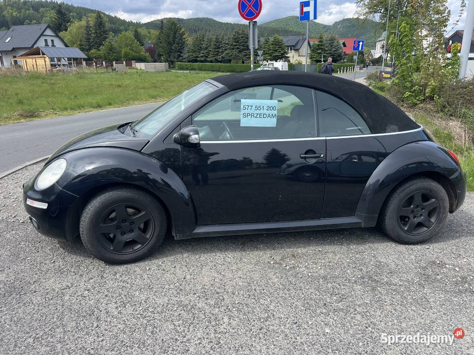 Vw Beetle cabrio 19 Tdi Klima czarny