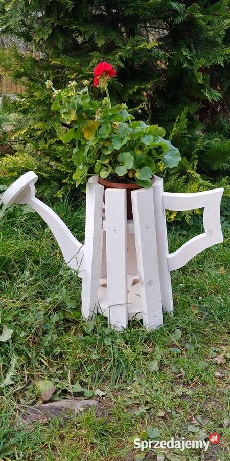 Kwietniki drewniane różne ozdoby do ogrodu Morawica