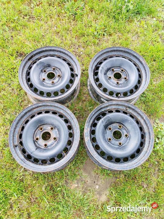 Komplet felg stalowych 5x112 6Jx15H2 Audi Sławniów
