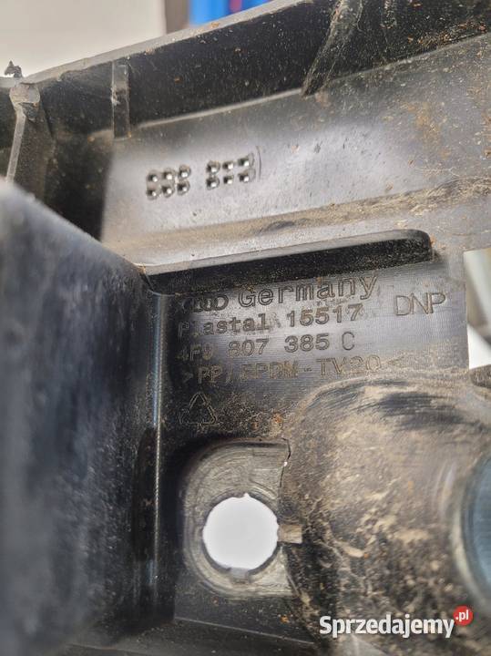WZMOCNIENIE ZDERZAKA TYŁ AUDI A6 C6 4F9807385C Części montażowe Przystajń