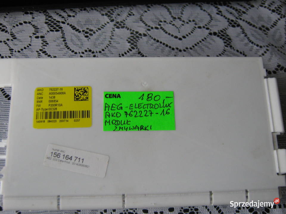 AEG ELECTROLUX AKO 76222716 MODUŁ ZMYWARKI Nowy Sącz sprzedam