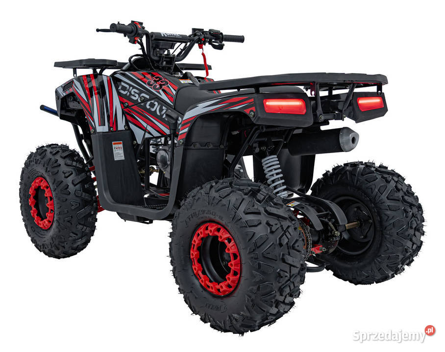 Quad Spalinowy Discoverer 125cc czerwony Pojazdy elektryczne i spalinowe Marki