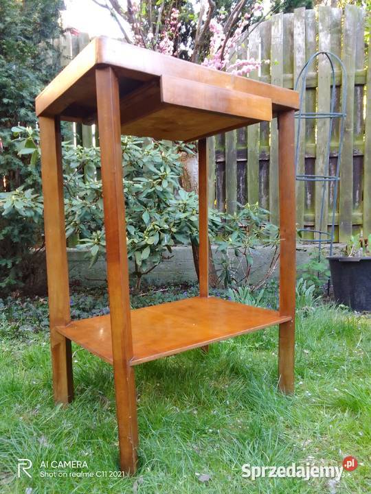 Stara szafka lite drewno vintage PRL 63cm Warszawa sprzedam