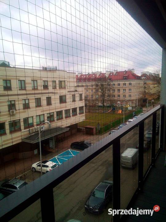 Siatki zabezpieczające balkon kota Warszawa