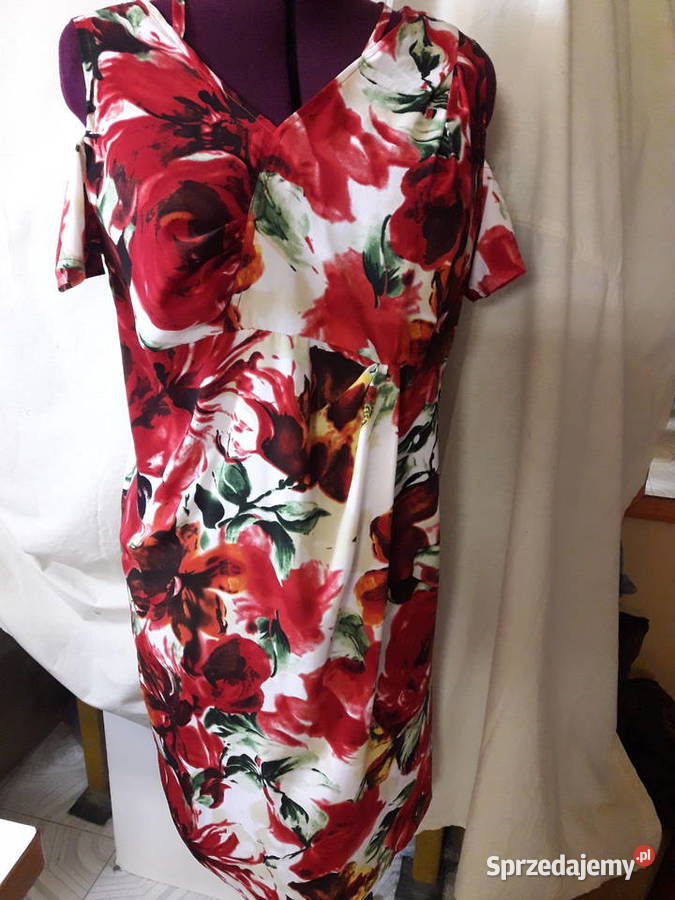 Sukienka w kwiaty 46 Spódnice i sukienki Kolbuszowa