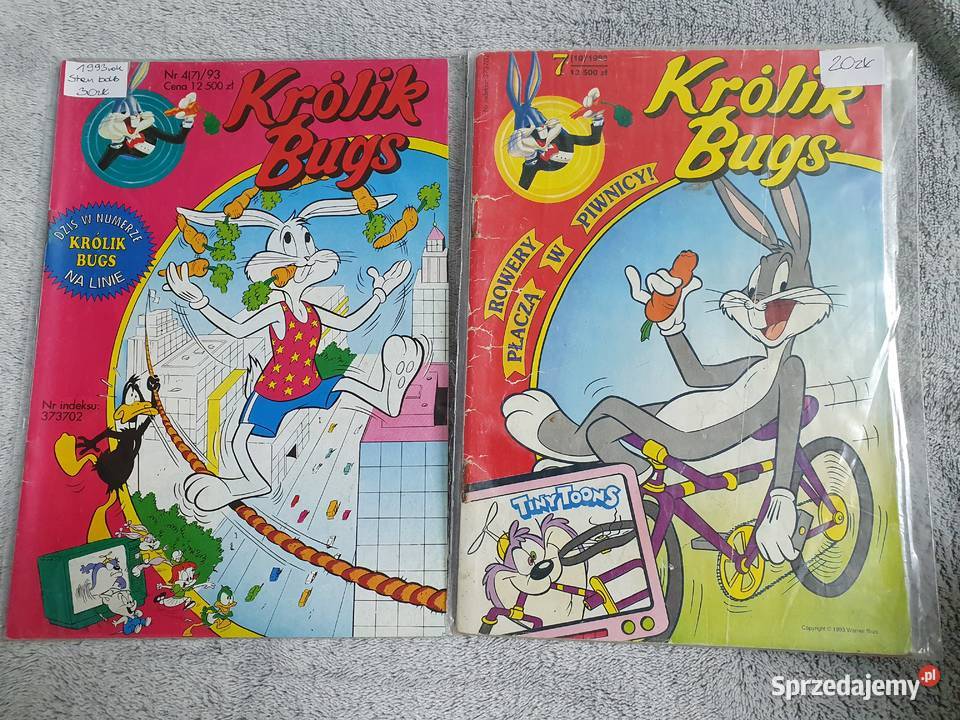 Królik Bugs zestaw 15 komiksów lata 90te Komiksy Gdynia
