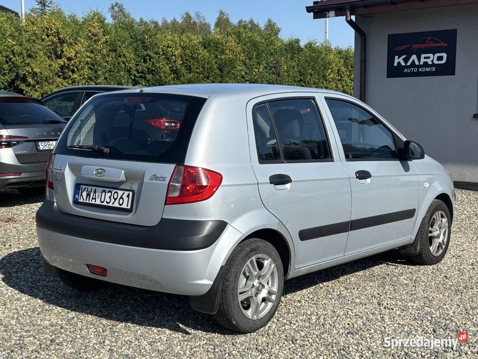 Hyundai Getz 2008r kupiony w Polsce Paniówki