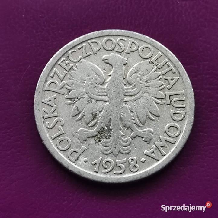 Moneta PRL 2 ZŁOTE 1958 JAGODY Poszukiwana Pruszków sprzedam