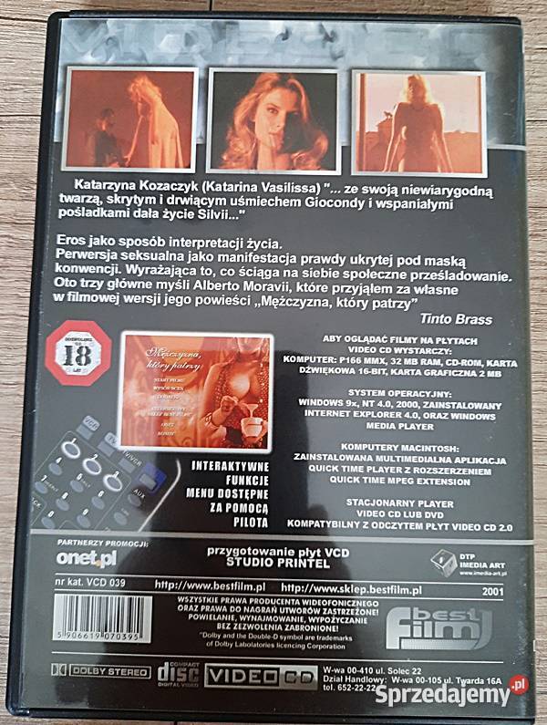 Mężczyzna który patrzy 2x VCD Ostrów Wielkopolski