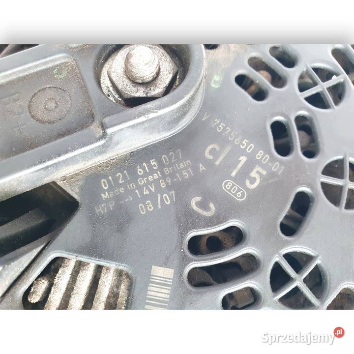 ALTERNATOR Mini Cooper R56 16 16V VTi 0121615027 Chełm