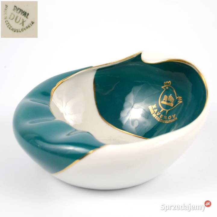 Look Popielniczka reklamowa Royal Dux lata 60te Warszawa