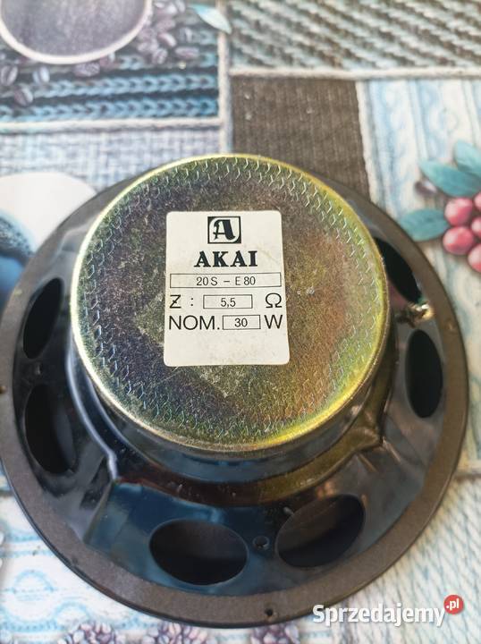 Akai głośniki niskotonowe 30W 20 Japan Słuchawki i głośniki Płock