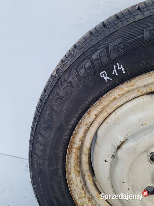 KOŁO ZAPASOWE Zapas felga 14580 R14 4x105 stalowe Samochodowe