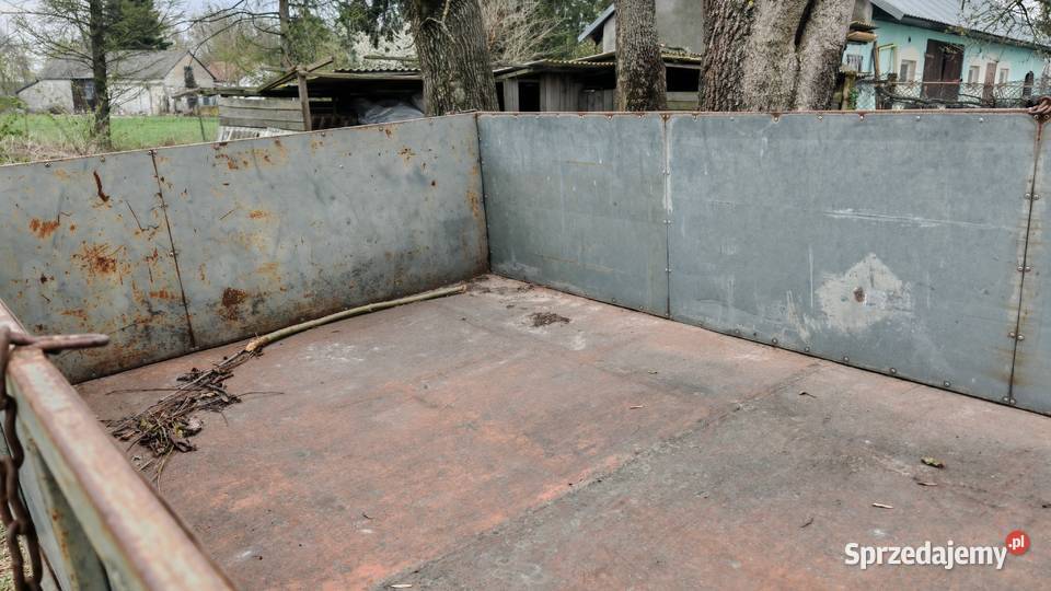 Przyczepa dwuosiowa Platforma sadownicza Dobrzyń nad Wisłą sprzedam