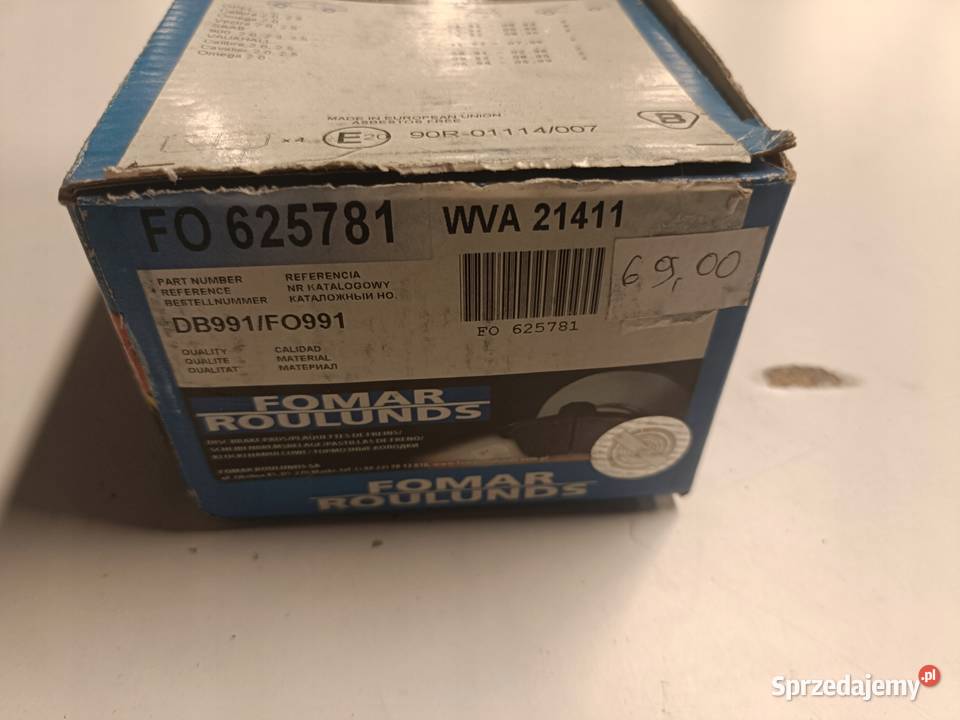 KLOCKI HAMULCOWE Opel Vectra A Calibra PRZEDNIE