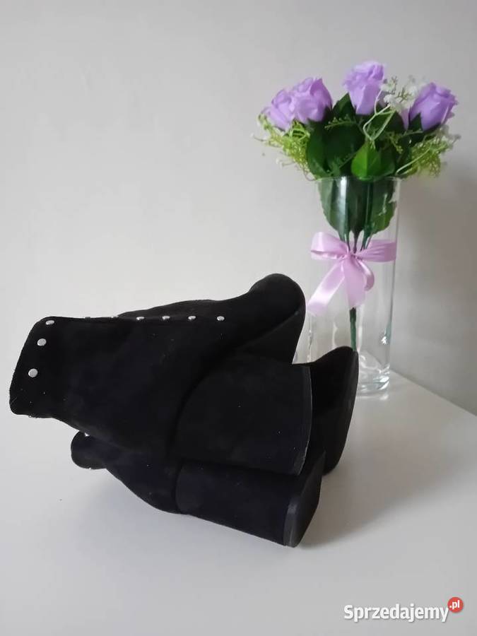 Czarne botki Deezze Kozaki Warszawa