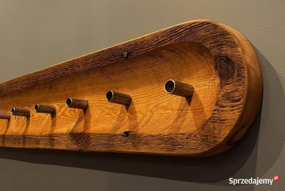 Wieszak loft drewno metal kujawsko-pomorskie Grudziądz