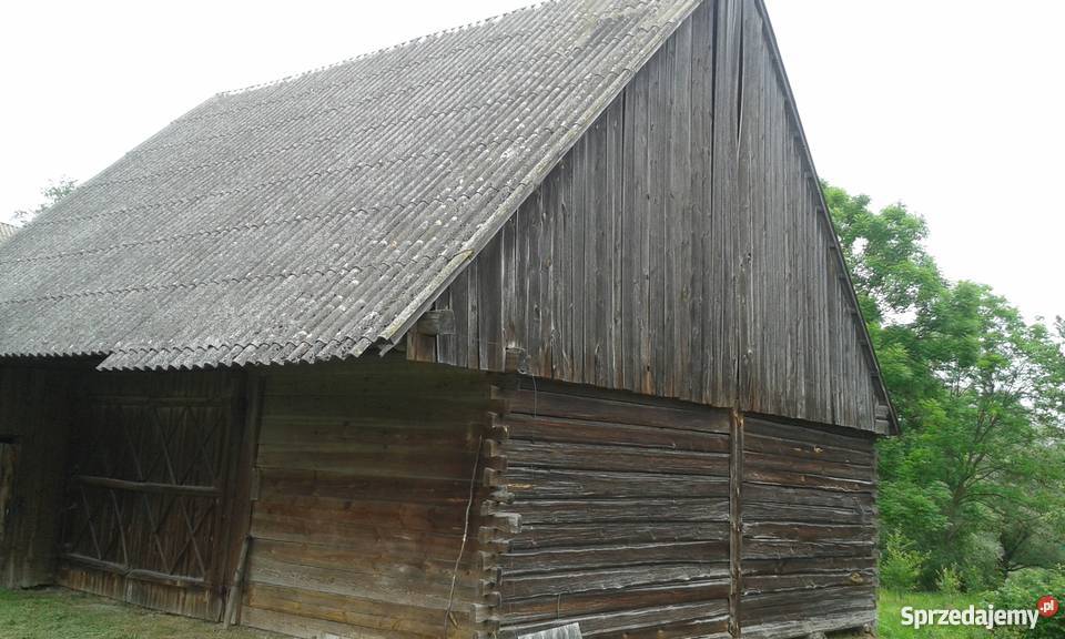 Sprzedam stodołę drewnianą z bali do rozbiórki Sławatycze