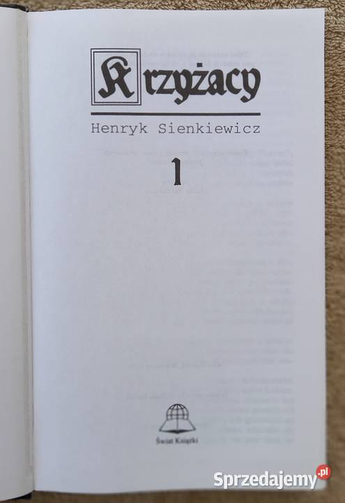 Krzyżacy cz1 i 2 Henryk Sienkiewicz Małkinia Górna