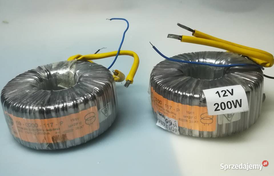 Transformator toroidalny 12V 200VA firmy TALEMA