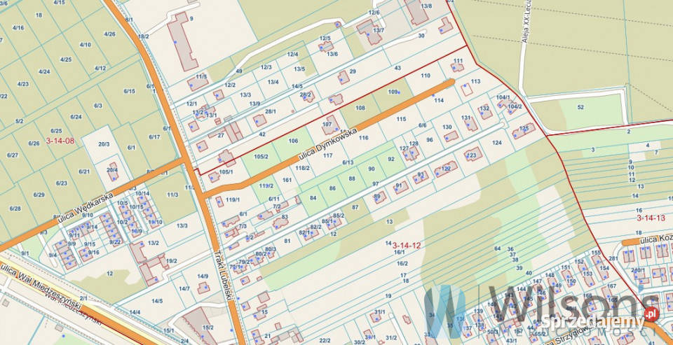 sprzedaży działki Warszawa Trakt Lubelski