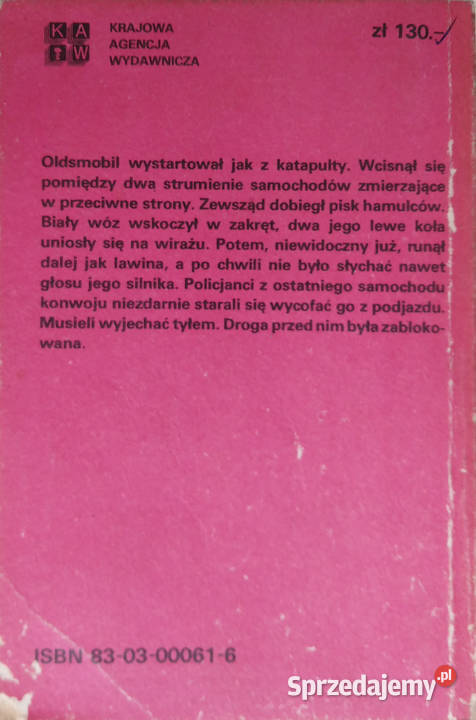 Cichy pogrzeb w Las Brisas Jack Knab kryminał Limanowa sprzedam