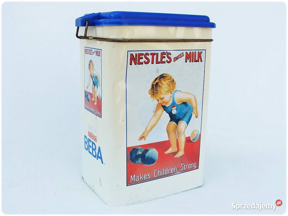 Stara Puszka metalowa na mleko w proszku Nestles Żary sprzedam
