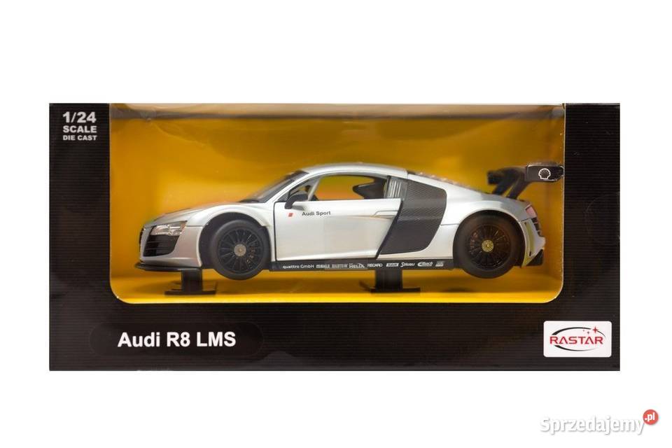 AUDI R8 LMS 56100 124 srebrny Poznań