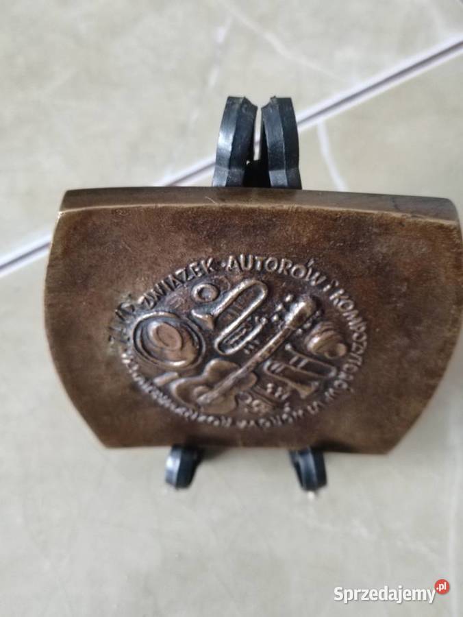 Plakieta z brązu UNIKAT VII KRAJOWY FESTIWAL Janów Lubelski