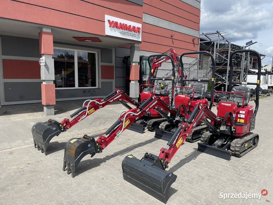 Nowa minikoparka YANMAR SV08 2022 r RĘKI LEASING pełny VAT Łagiewniki Nowe