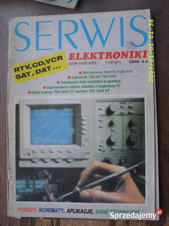 ROCZNIK MIESIECZNIKA SERWIS ELEKTRONIKI1998 Wołów